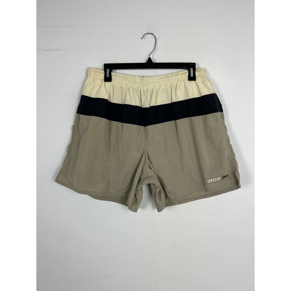 Vintage Mens Speedo Swimming Trunks. Size XL